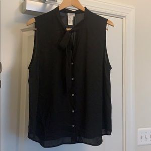 J. Crew Button Up Tank Blouse